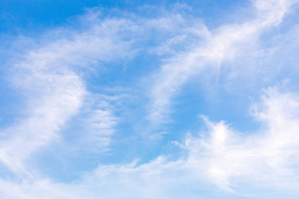 istock High clouds in blue sky over the desert. 1385777556