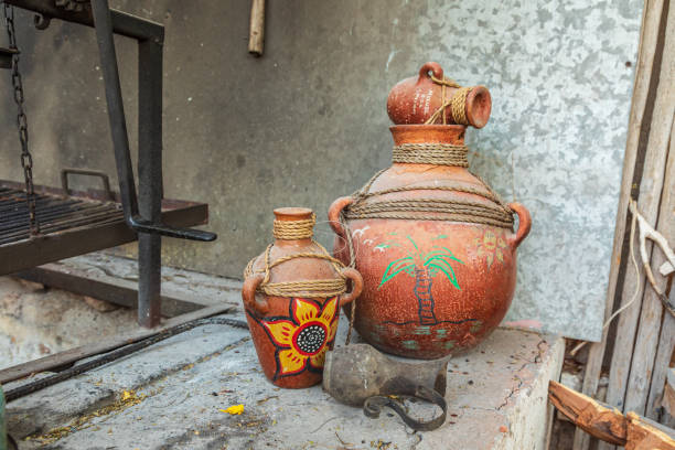 istock Traditional Mexican pottery in Baja. 1385777586