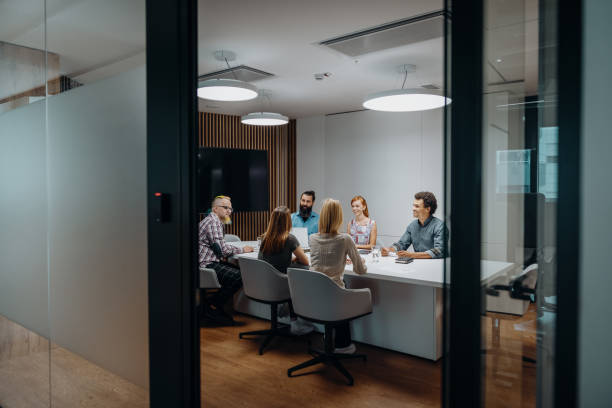 istock Building a start up network and partners in new business 1385785250