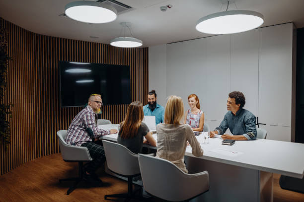 istock Building a start up network and partners in new business 1385786485