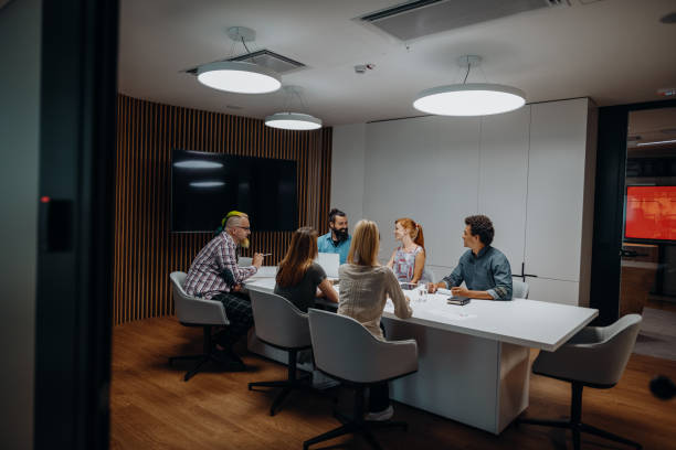 istock Building a start up network and partners in new business 1385786578