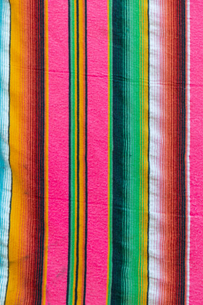 istock Colorful traditional blanket in Baja, Mexico. 1385786647