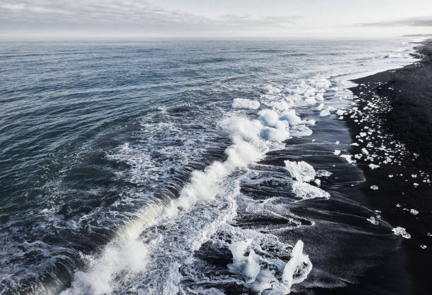 istock Ice on diamond beach in Iceland 1385796647