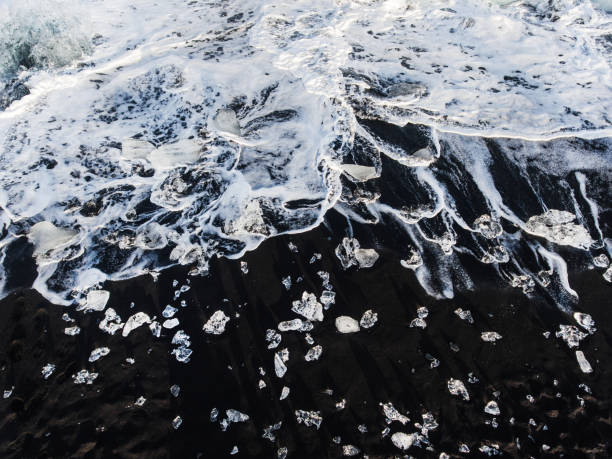 istock Ice on diamond beach in Iceland 1385796651