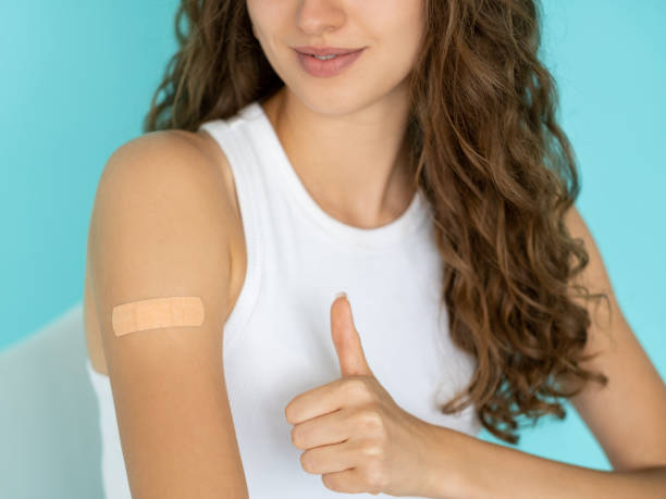 istock vaccination support female patient like gesture 1385847450
