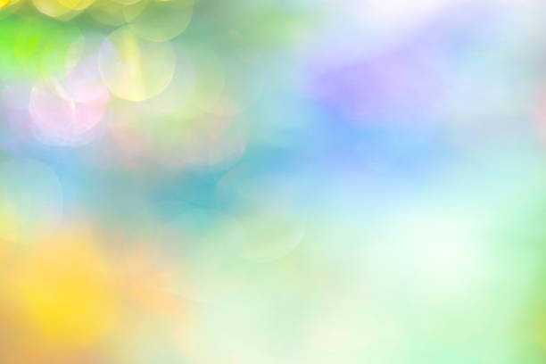 istock Light that shines green as a background material 1385852025