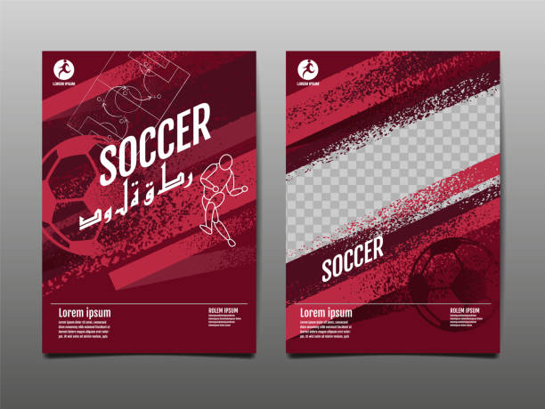 Soccer layout design , football , background Illustration. Soccer layout design , football , background Illustration. soccer competition stock illustrations