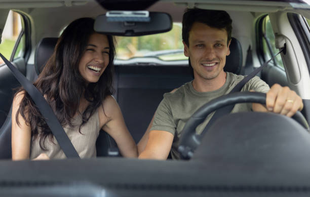 istock Loving couple going on a road trip 1385872130