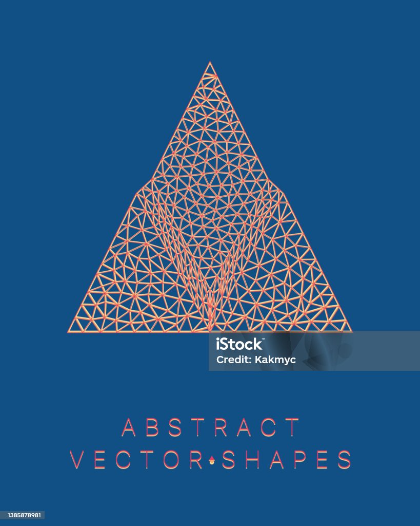 Design Using Shapes Technology Geometric Shape For Design 3d Technology Style Stock Illustration ...