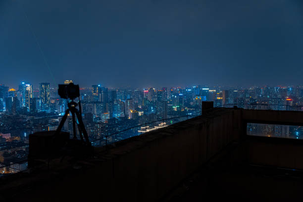 Taking photos at high altitude at night