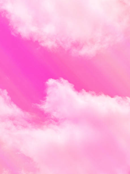 istock Abstract cloud and sky with a pink-colored background 1385902871