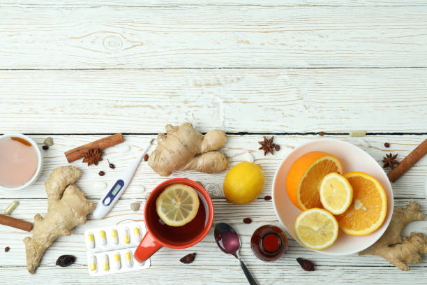 istock Concept of alternative cold treatment, space for text 1385923629