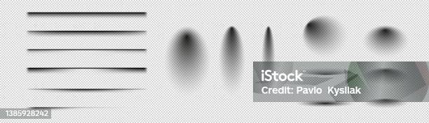 Random Shadow Realistic Shadow Effect Vector Set Vector Illustration Stock ...
