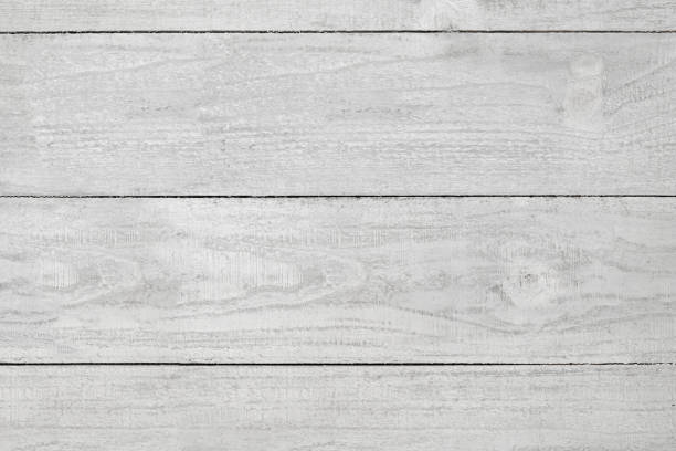 istock White wood background. Natural pattern wood background texture and copy space. Flat layout - Image. 1385928501