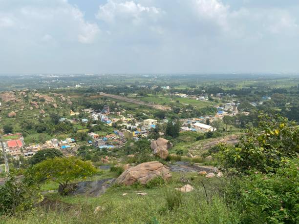 istock Indian village from the mountain 1385947717