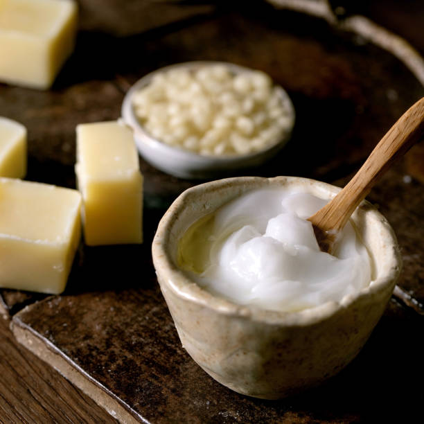 istock Ingredients for makes home made natural cosmetic 1385955407