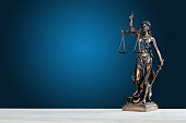 Themis Statue Justice Scales Law Lawyer Business Concept