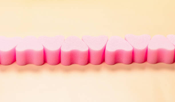 istock Beautiful sponges for face 1385973409