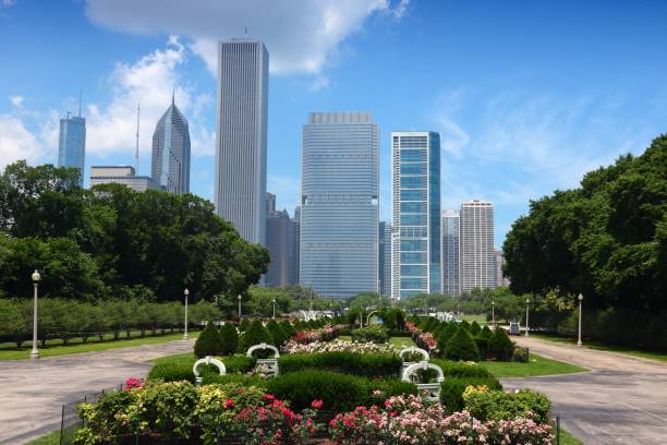 istock Chicago city skyline 1385974932