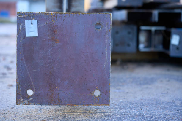 istock New bare metal construction on the ground 1385982486