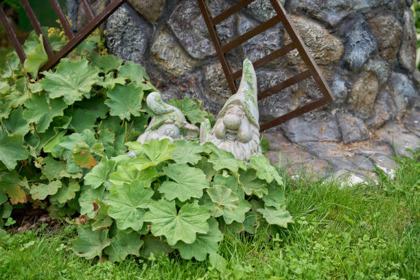 istock A two gnome statues made of stone 1385983270