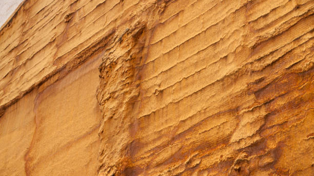 istock Golden insulating foam party wall 1385985941