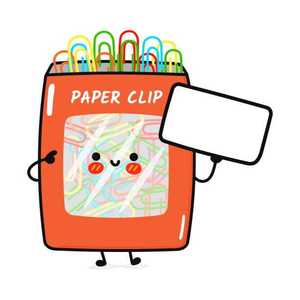 Paperclip Cartoon Icon From Computer 170+ Paperclip Mascot Stock Illustrations, Royalty-Free Vector Graphics ...