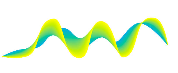 デザインのための抽象的な音楽の波の要素。滑らかな動きのダイナミクスのベクトルのイラ��スト。eps 10. - 登場点のイラスト素材／クリップアート素材／マンガ素材／アイコン素材