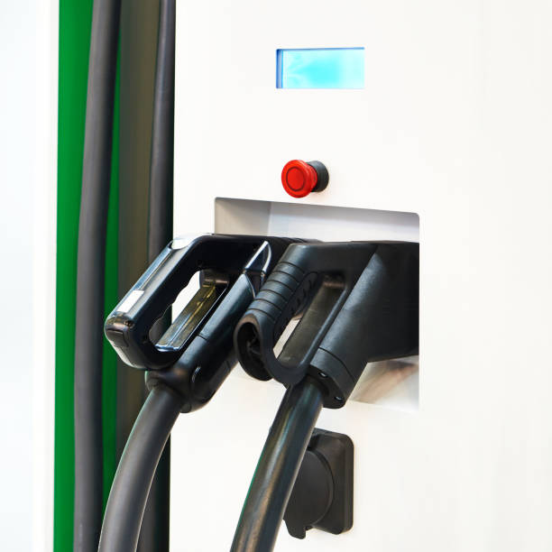 istock Charging station for electric vehicles 1385993643