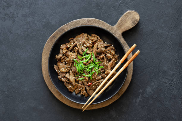 istock Bulgogi , traditional korean dish 1386001125