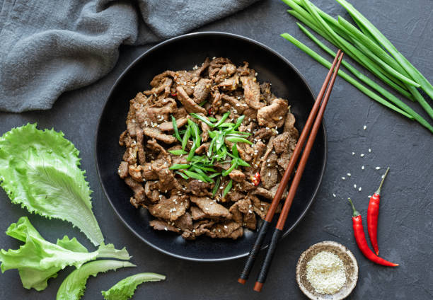 istock Bulgogi , traditional korean dish 1386001128