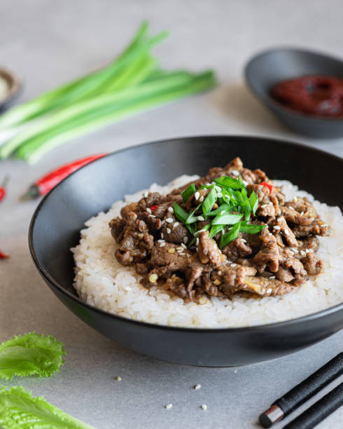 istock Bulgogi , traditional korean dish 1386001208