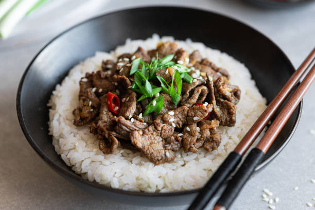 istock Bulgogi , traditional korean dish 1386001248