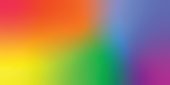 istock horizontal banner background with colorful rainbow vector gradient. Pride colored in rainbow LGBTQ gay pride flag colors backdrop. Design texture for LGBT Pride, history month 1386009990