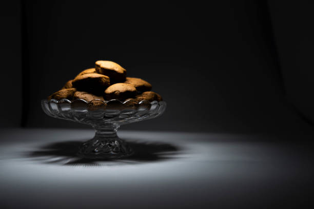 Cookies in  the footed serving platter