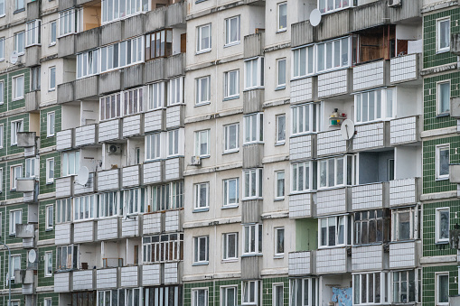 Depressive residential flats of Riga