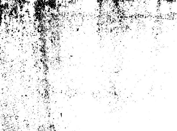 треснувший гранж городской фон с шероховатой поверхностью. пыль накладывается на зернистую текстуру. один цветной графический ресурс. - grained stock illustrations