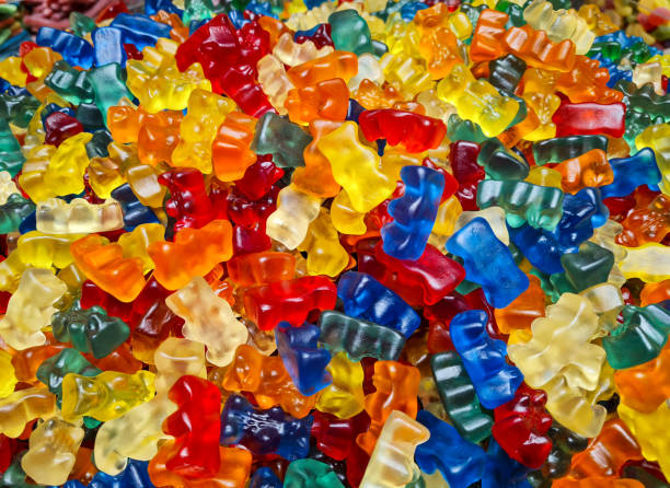 istock Group of jelly beans in assorted colors 1386038441