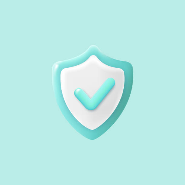 3d Security, guaranteed, shield icon. Vector 3d Security, guaranteed, shield icon. Vector illustration safe security equipment stock illustrations