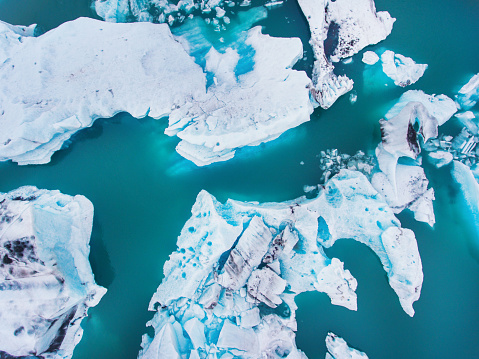 Antarctica, Antarctic Peninsula, Palmer Archipelago, Neumayer Channel - Global warming - Fairytale landscape - Tabular Iceberg in Bransfield Strait