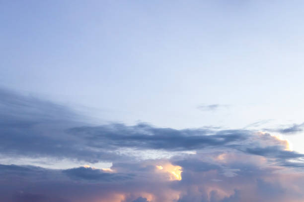 Morning clouds, background with copy space, full frame horizontal nncomposition