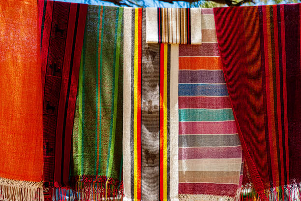 istock Typical woven blankets from northern Argentina 1386064729