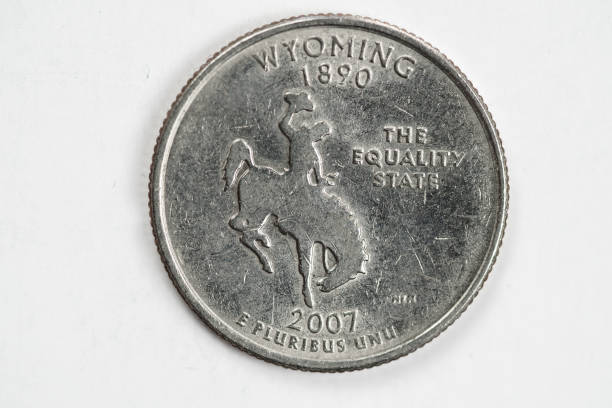 istock Wyoming US Quarter Dollar Coin 1386073113