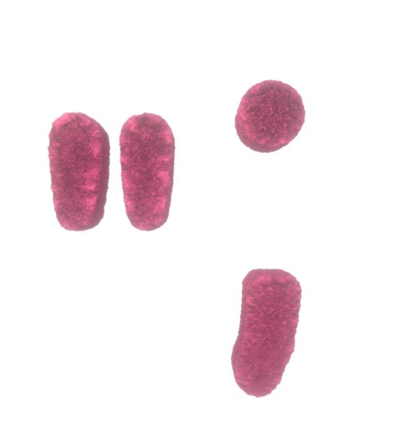 istock Fuzzy Pink Themed Font Quotation Mark and Comma and Period 1386086764