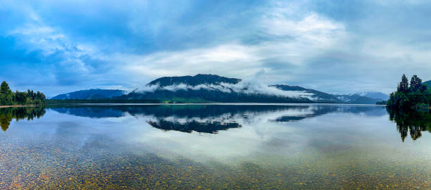 istock Lake Kaniere in the mist 1386090738