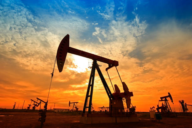 istock The oil pump, industrial equipment 1386102471