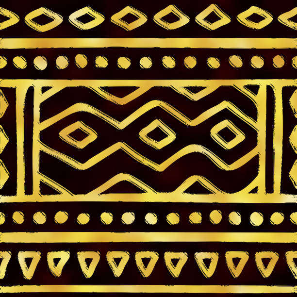 ilustrações de stock, clip art, desenhos animados e ícones de seamless pattern, ethnic background, hand drawing - musica sertaneja