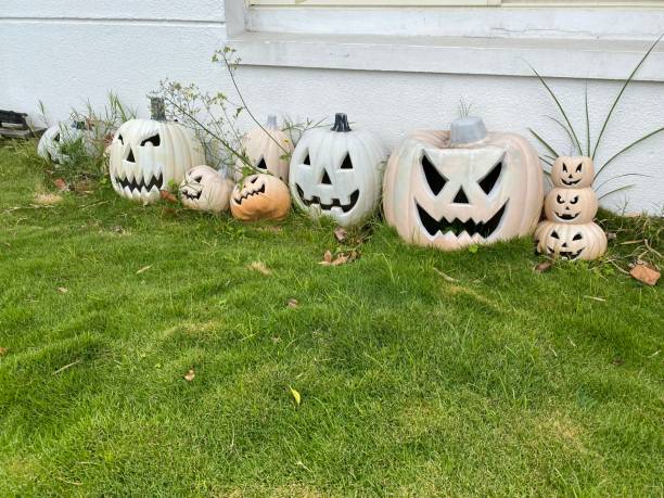 istock pumpkin decoration for halloween party 1386104963