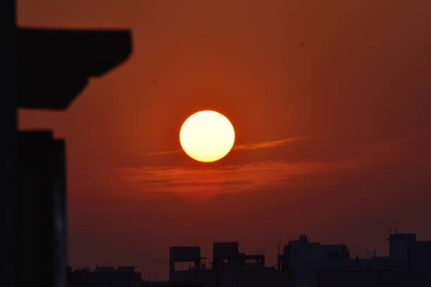 istock Beauty of sun rise & sun set 1386110249