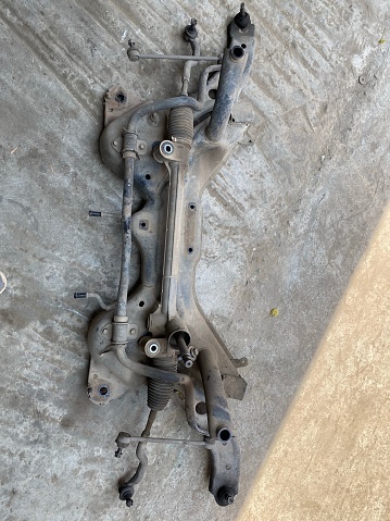 Front suspension of the car